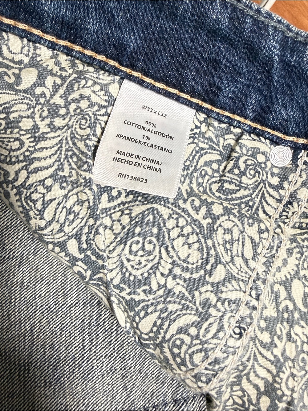 Cody James Men's Bootcut Jeans in Faded Blue - Picture 6 of 6